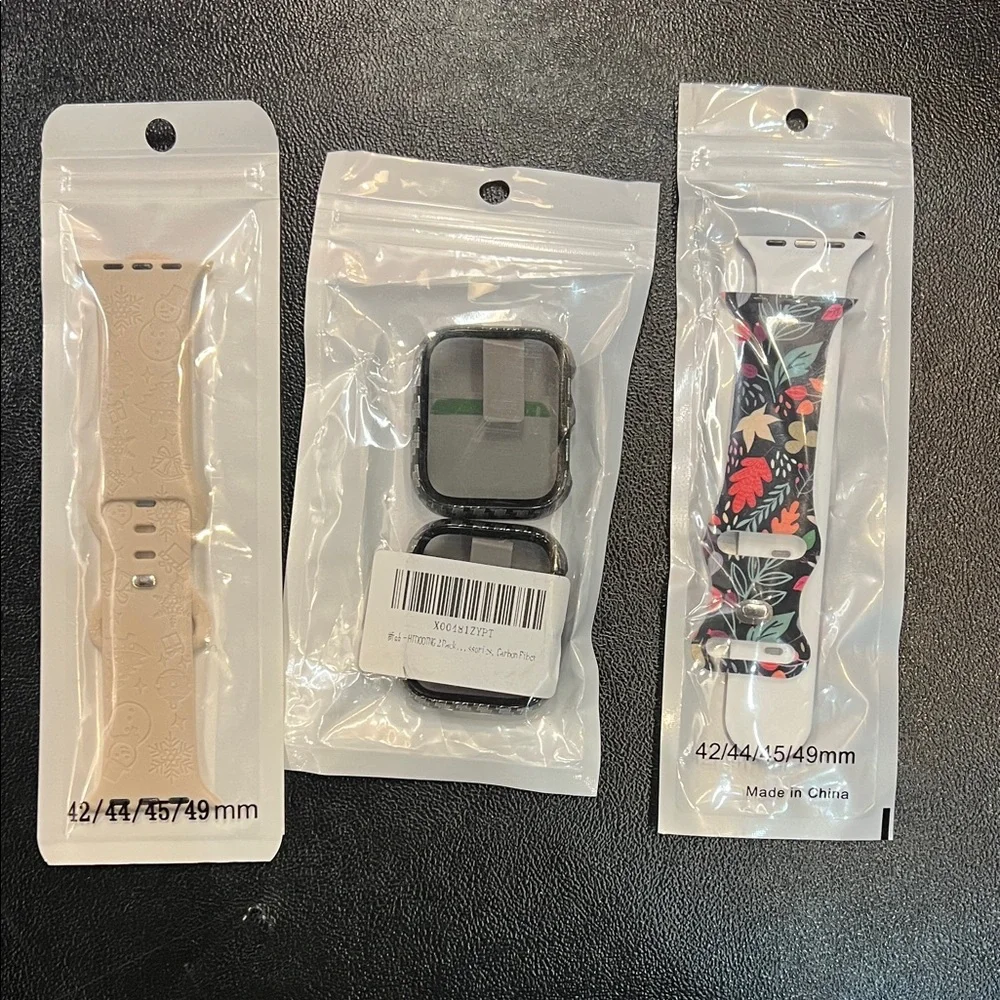 Smartwatch Bands Set - Beige and Floral